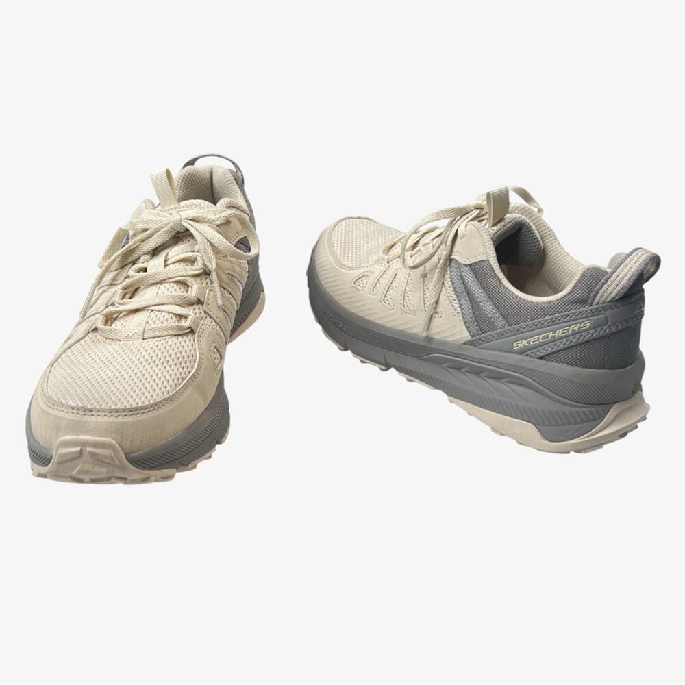 Skechers Switch Back Cascades Trail Shoes Sneakers 8.5 Natural Hiking Trainers - Picture 2 of 11